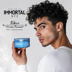 IMMORTAL NYC HAIR WAX FIBER CREAM POMADE 150ML