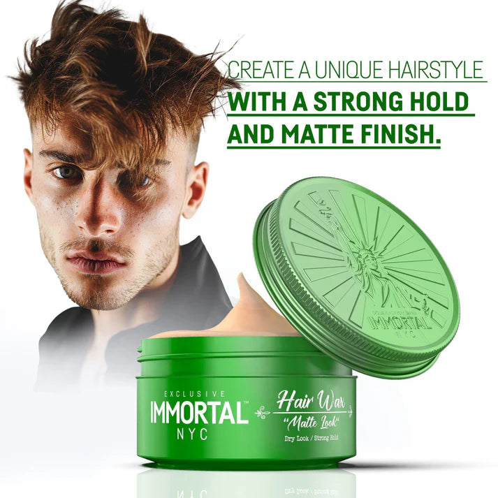 IMMORTAL NYC HAIR WAX MATTE LOOK 150ML