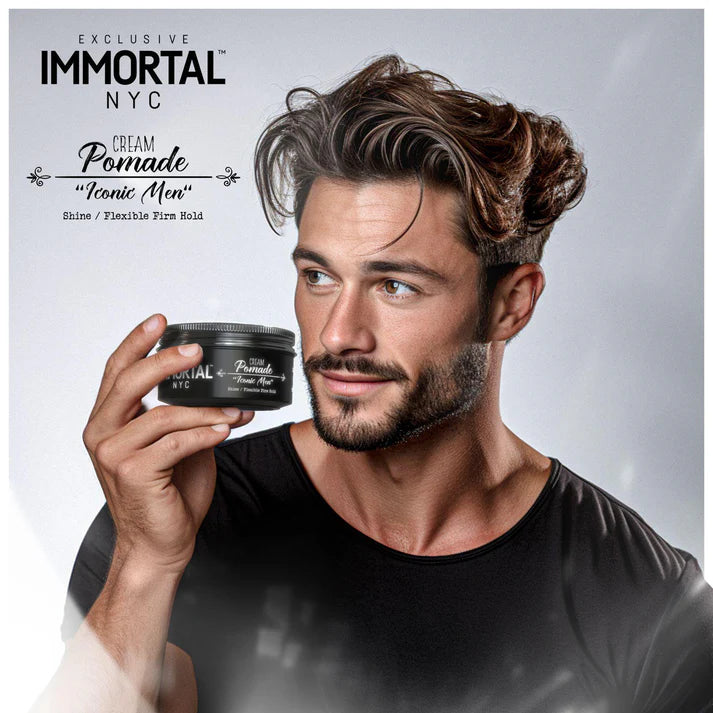 IMMORTAL NYC HAIR WAX CREAM POMADE ICONIC MEN 150ML