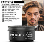 IMMORTAL NYC HAIR WAX CREAM POMADE ICONIC MEN 150ML