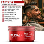 IMMORTAL NYC HAIR WAX STRAWBERRY 150ML