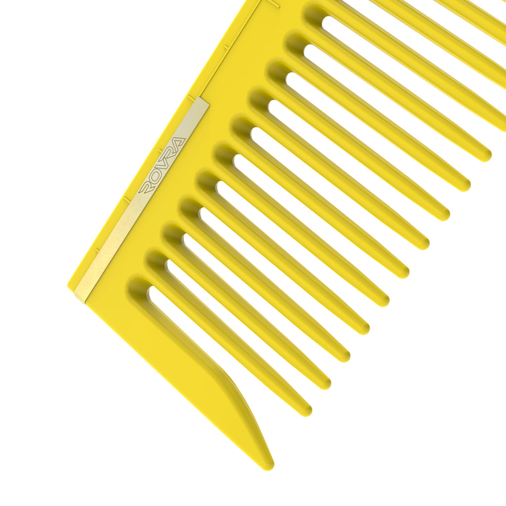 ROVRA Lime Green Barber Comb - Innovative Styling Tools