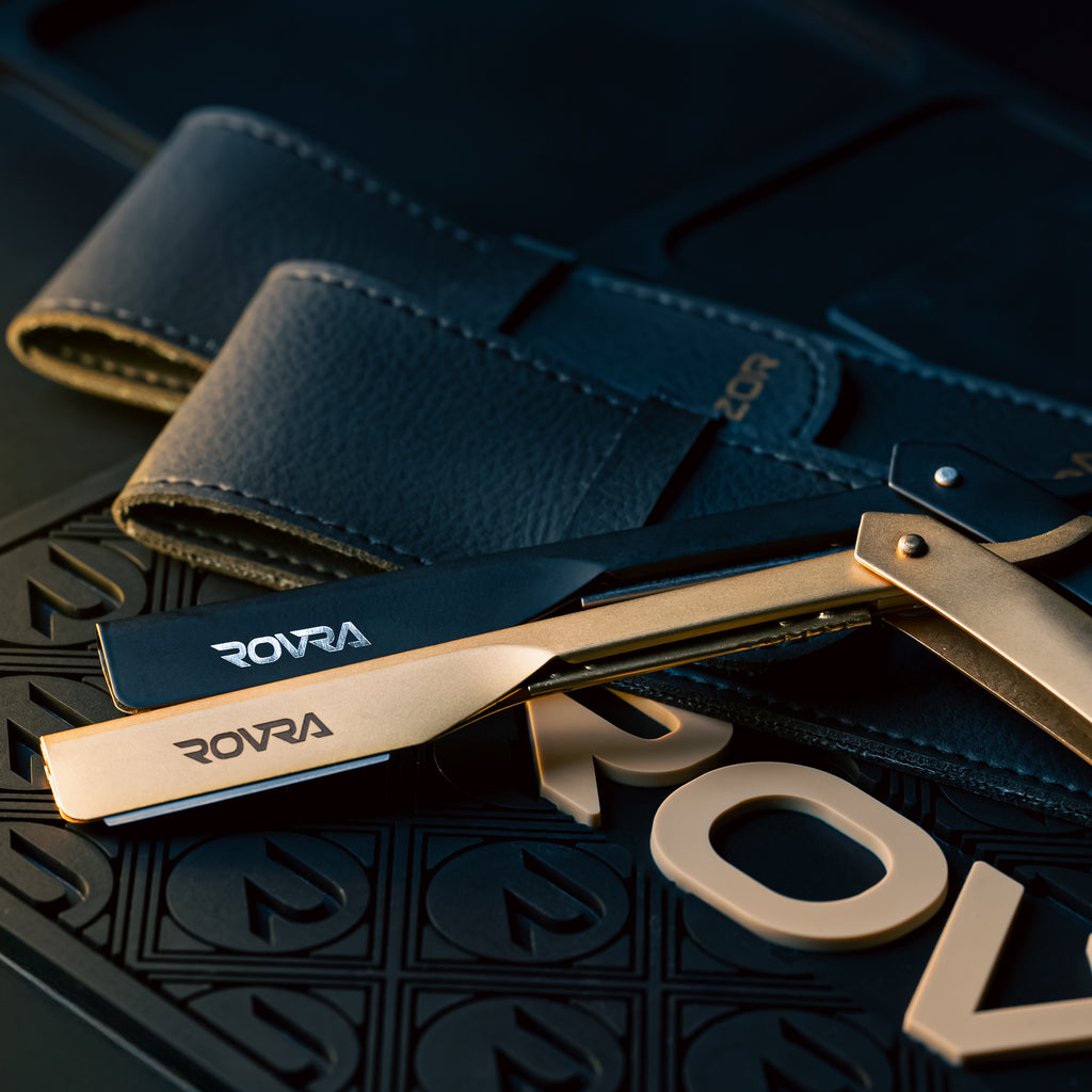 ROVRA Gold Stainless Steel Razor for Precision Shaving