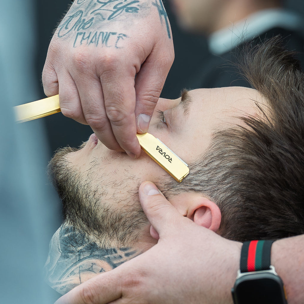 ROVRA Gold Stainless Steel Razor for Precision Shaving